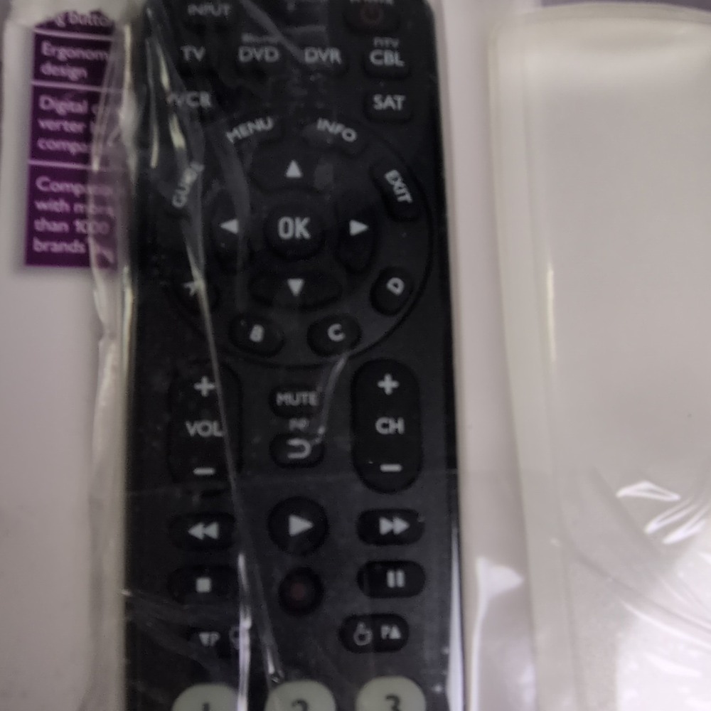Philips SRC2063WM/17 Remote Control Black Wireless Glow Buttons MPN SRC2063WM/17 - Picture 5 of 6
